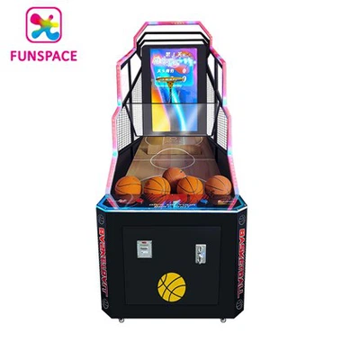 Mesin Permainan Basket Video Arcade 55 Inci